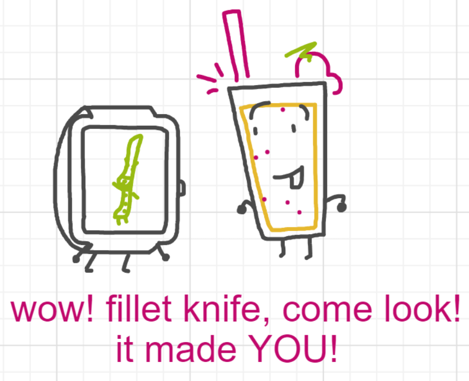 A panel from What's The Point, episode five of the Board Boards object show by Furretwalk/WalkingFurret.